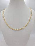 10K ROPE CHAIN – 16" 3MM – JY Jewelry Wholesale