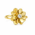 14K BIG EXOTIC FLOWER WOMAN'S RING – 8 – JY Jewelry Wholesale