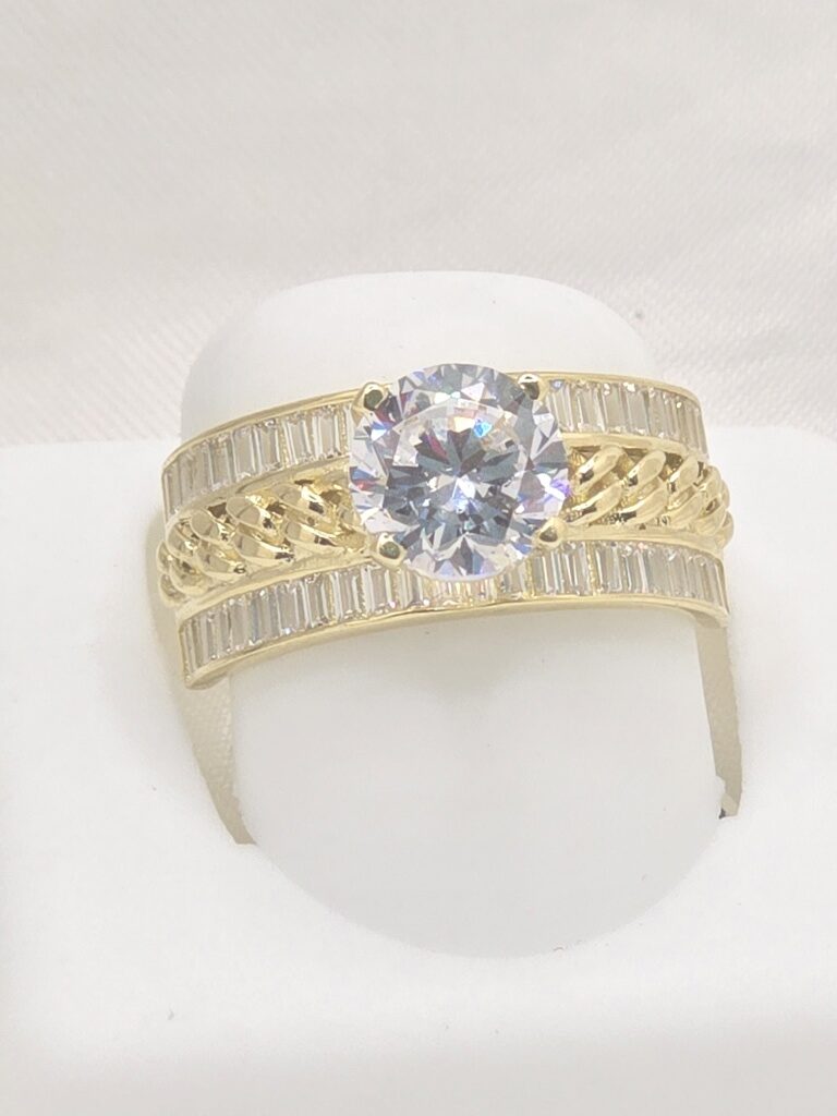 14K PRINCESS STYLE RING – 7 – JY Jewelry Wholesale