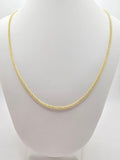 10K HOLLOW FRANCO CHAIN – 1.5MM 20" – JY Jewelry Wholesale