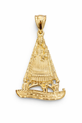 10K VIRGEN DE LA CARIDAD PENDANT – JY Jewelry Wholesale
