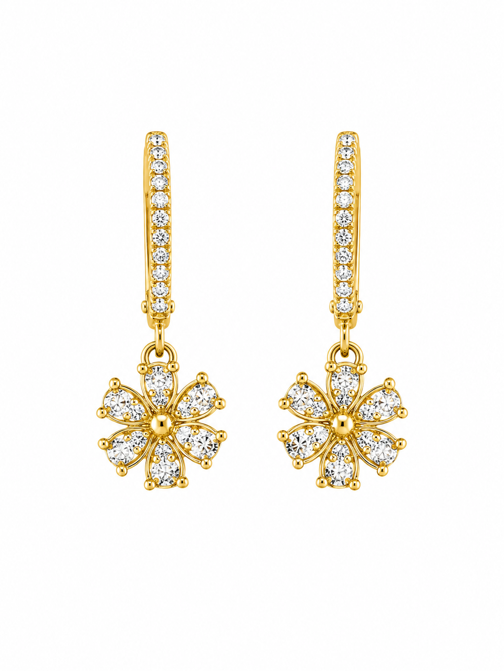 14K DIAMOND DELICATE EARRINGS Size – JY Jewelry Wholesale