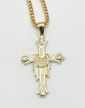 10K CROSS WITH ROBE PENDANT – JY Jewelry Wholesale