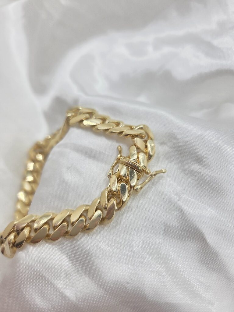 14K SOLID MIAMI CUBAN BRACELET – 8" 10MM – JY Jewelry Wholesale