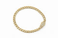 10K BABY MONACO STYLE BRACELET – 7.5" 5MM – JY Jewelry Wholesale