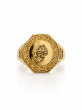 10K SOLID GREEK DESIGN FRAME SCORPION ROUND RING – 10 – JY Jewelry Wholesale