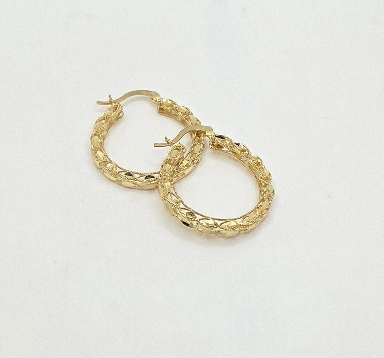 10K MODERN TURKISH HOOPS EARRINGS – 1 – JY Jewelry Wholesale