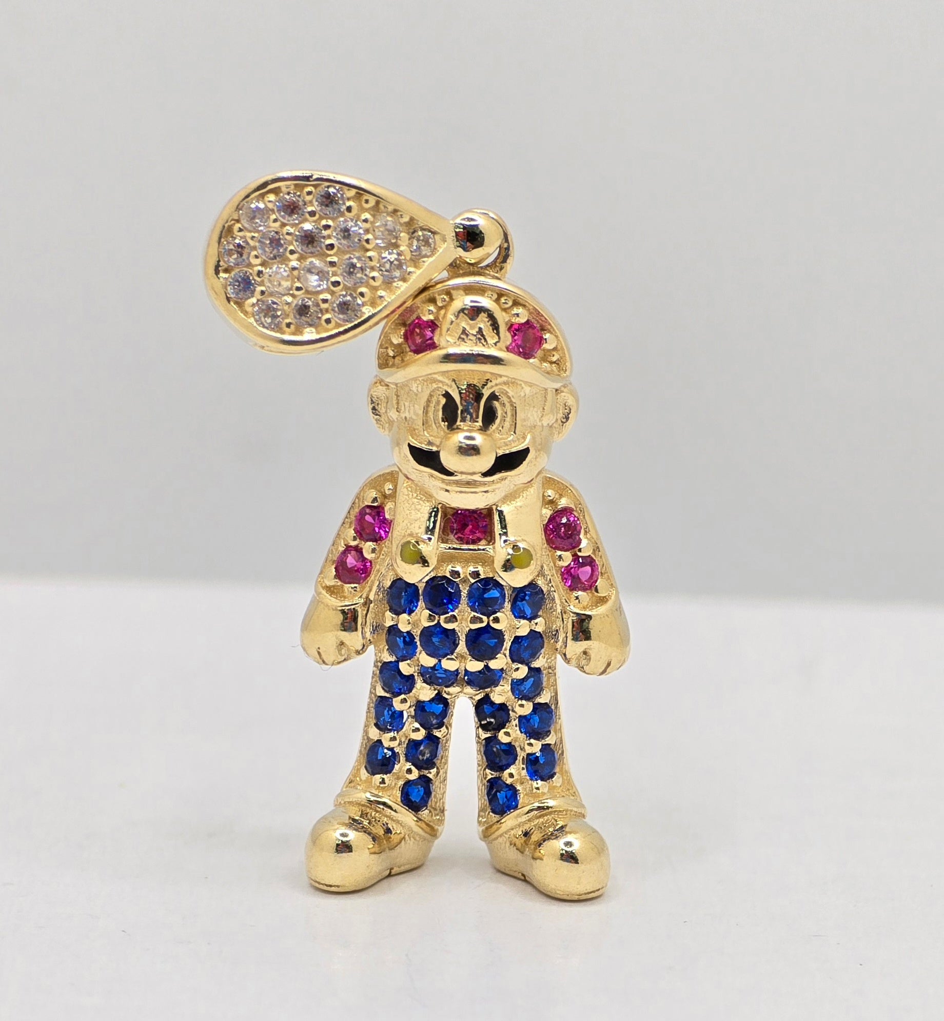 14K FUN MARIO CAR CZ DETAIL PENDANT – JY Jewelry Wholesale
