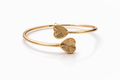 14K GOLDEN HEART BANGLE – JY Jewelry Wholesale
