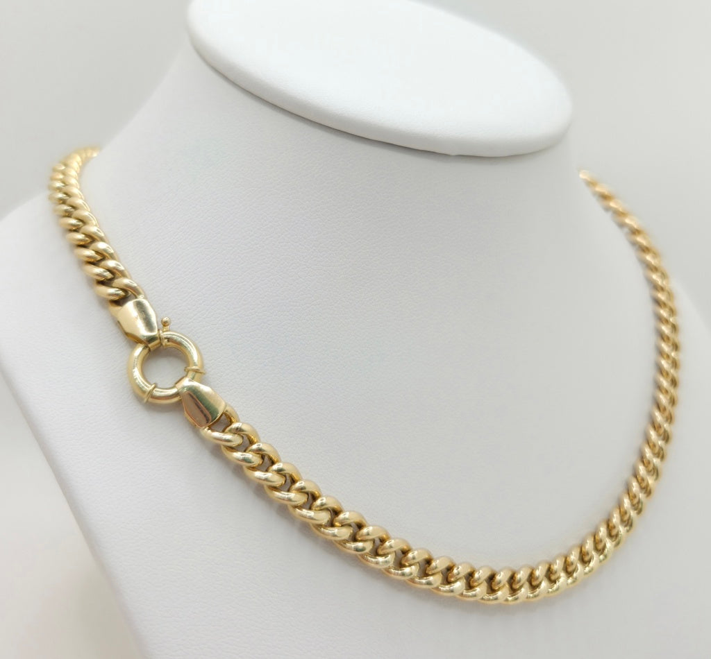 10K DEGRADING CUBAN LINK NECKLACE – 18" – JY Jewelry Wholesale