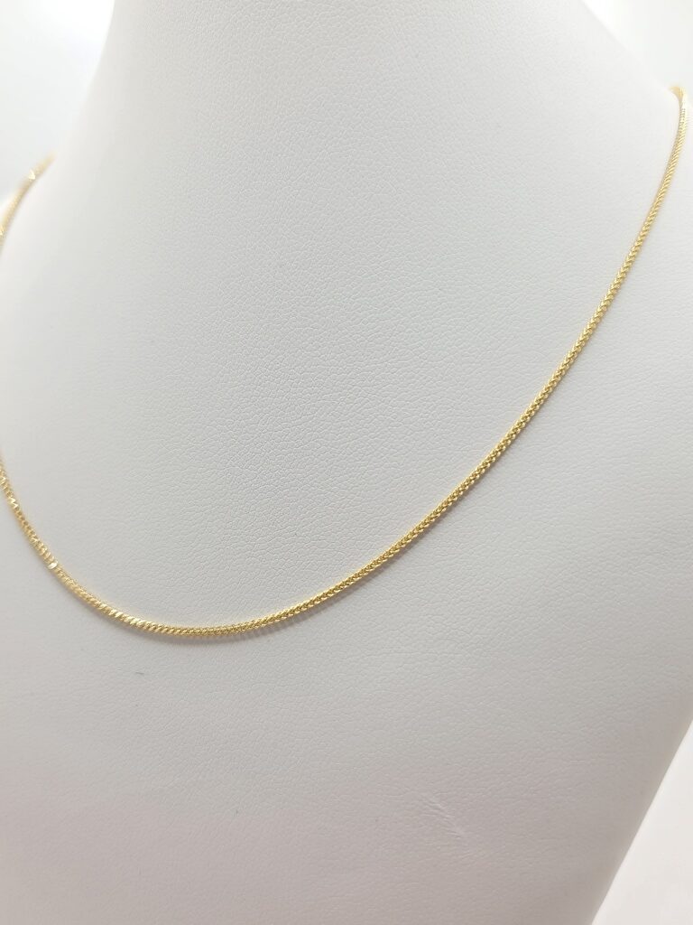 10K SOLID FRANCO CHAIN – 18" 1.8MM – JY Jewelry Wholesale