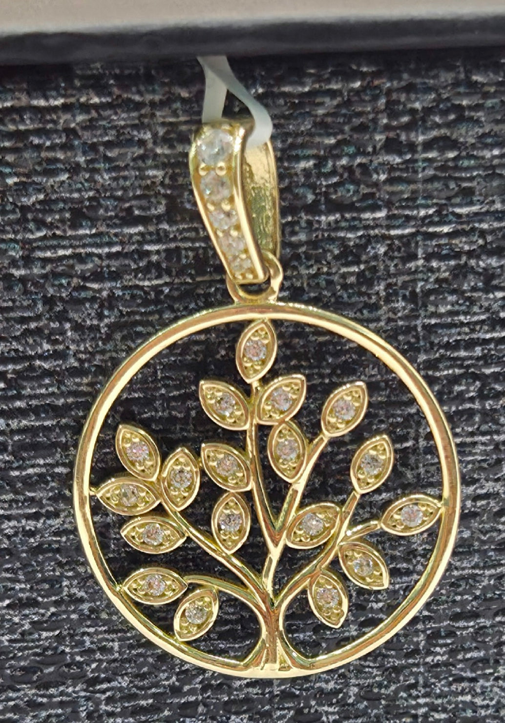 14K CZ DELICATE TREE OF LIFE PENDANT – JY Jewelry Wholesale