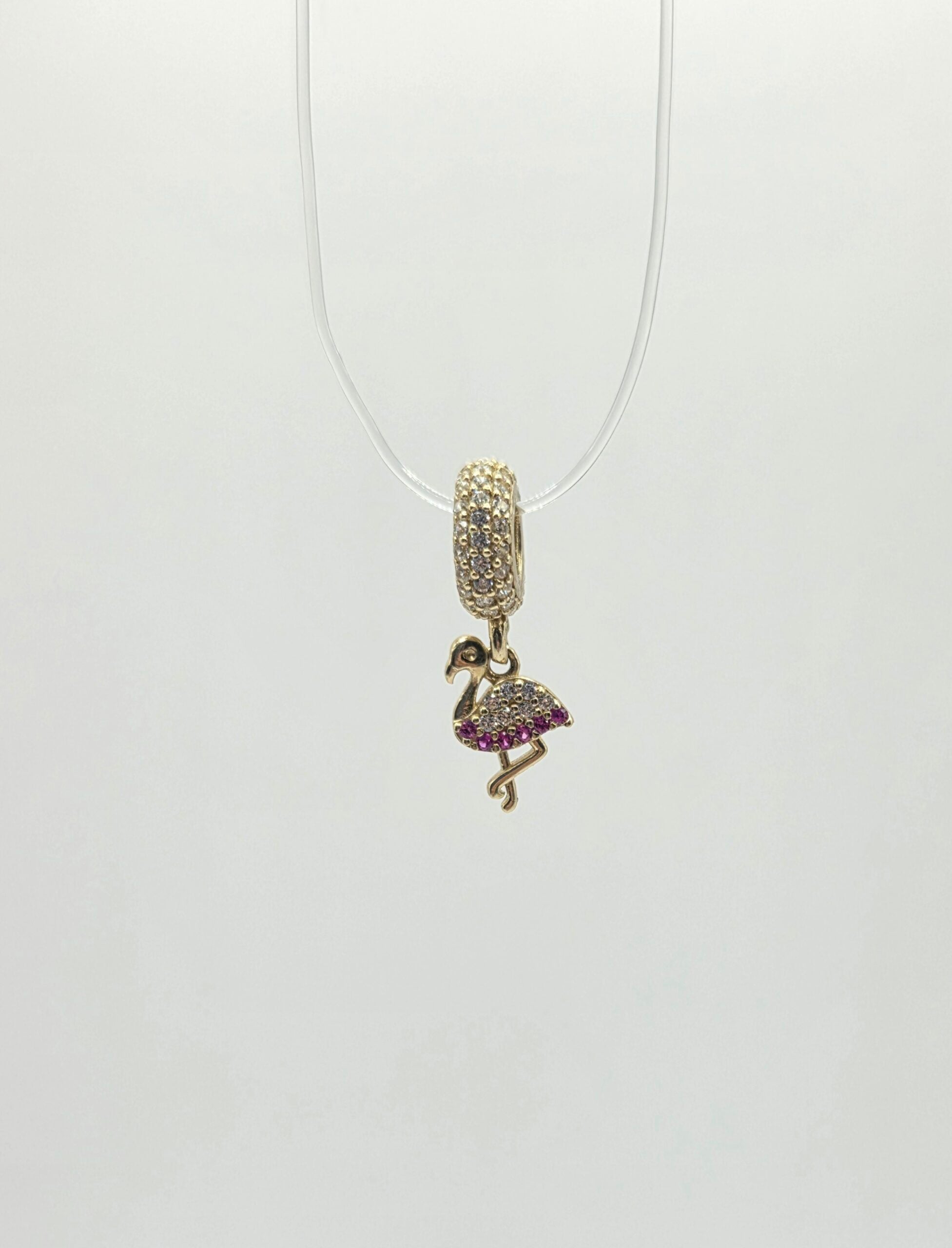 10K CZ FLAMINGO PANDO CHARM – JY Jewelry Wholesale