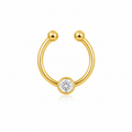 10K BULLY NOSE EARRINGS+PIERCING – S REF-123389 – JY Jewelry Wholesale