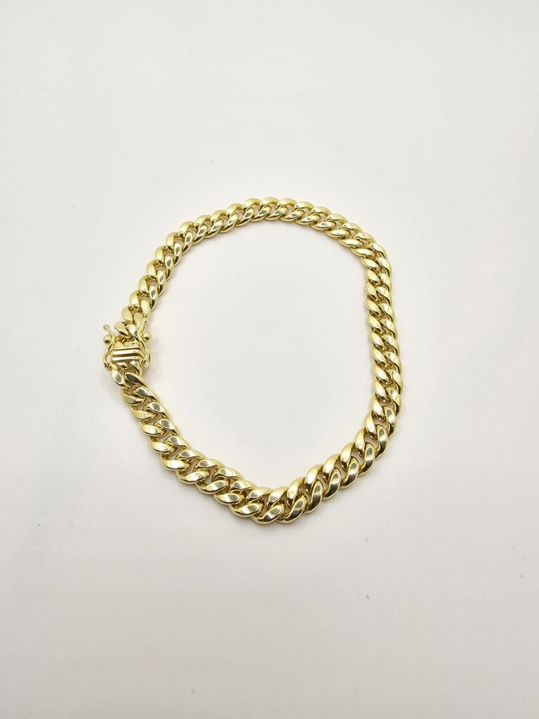 10K HOLLOW MIAMI CUBAN BRACELET 6MM – JY Jewelry Wholesale