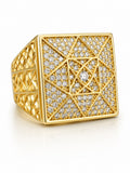 10K ROSETTA RING – 10 -11 – JY Jewelry Wholesale