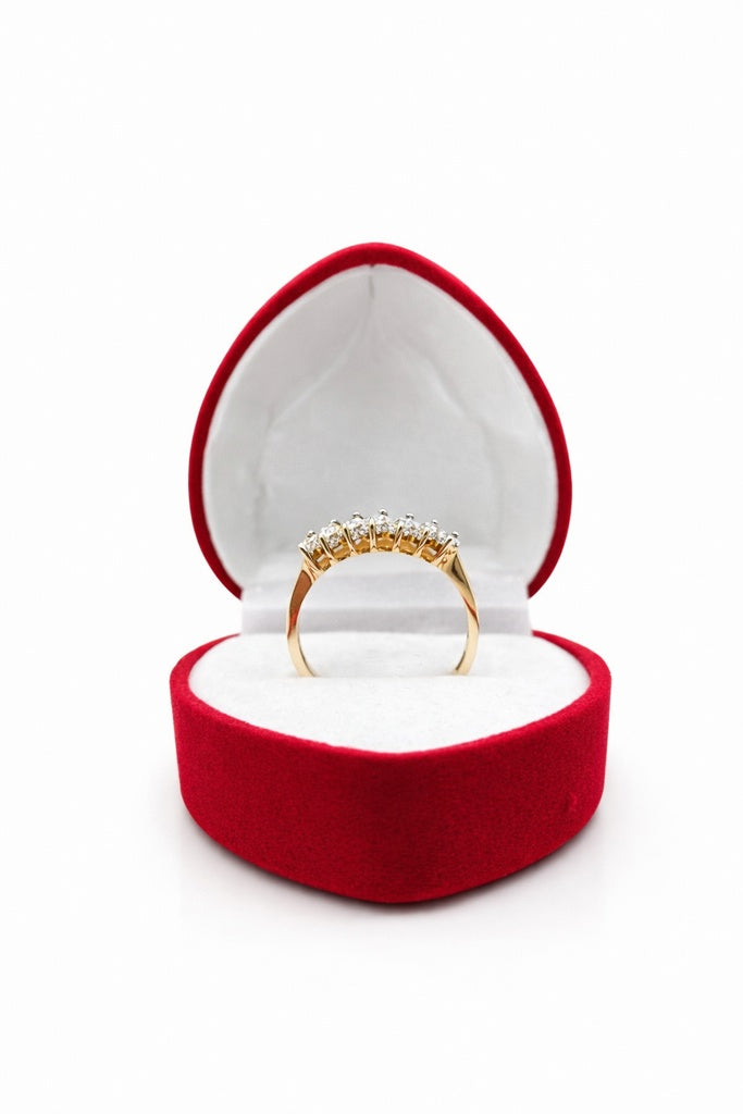 14K DELICATE DIAMOND WOMAN'S RING – 6 – JY Jewelry Wholesale