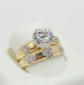 14K CZ DELICATE ENGAGEMENT WOMAN'S RING – 7 – JY Jewelry Wholesale