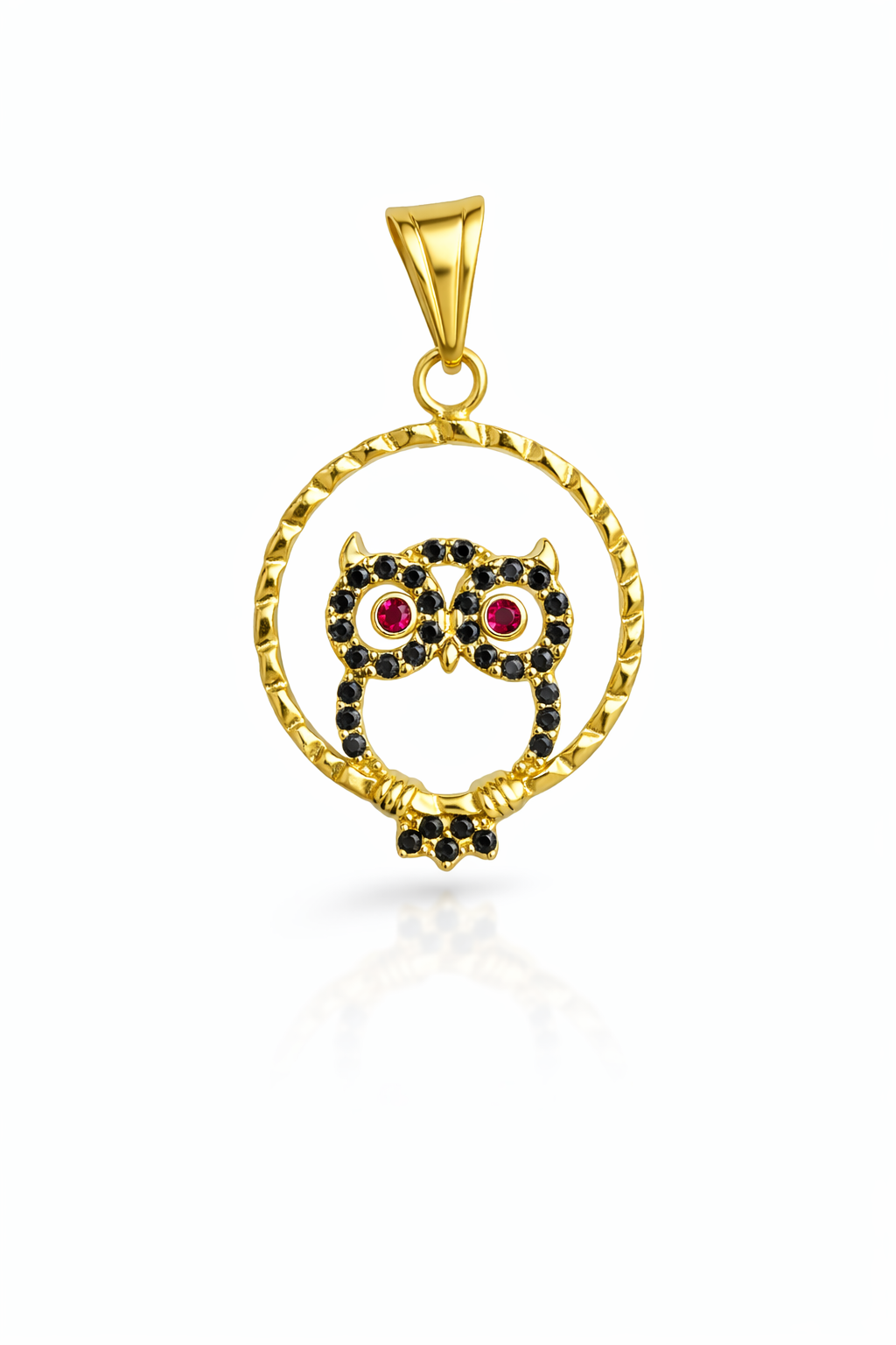 10K BLCK CZ OWL PENDANT – JY Jewelry Wholesale