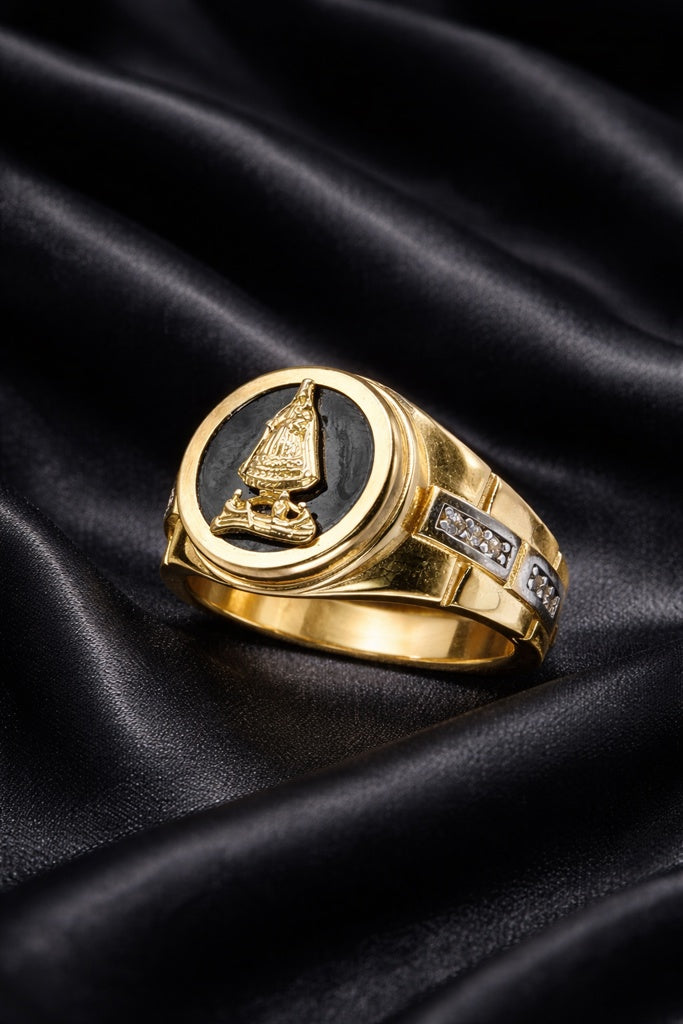 10K VIRGEN DE LA CARIDAD RING – 11 – JY Jewelry Wholesale