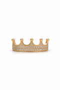 14K CZ QUEEN CROWN RING – 7 – JY Jewelry Wholesale