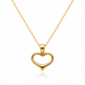 14K SMALL HEART SILHOUETTE PENDANT – SMALL – JY Jewelry Wholesale