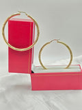 10K TWIS HOOPS EARRINGS – 8 4MM – JY Jewelry Wholesale