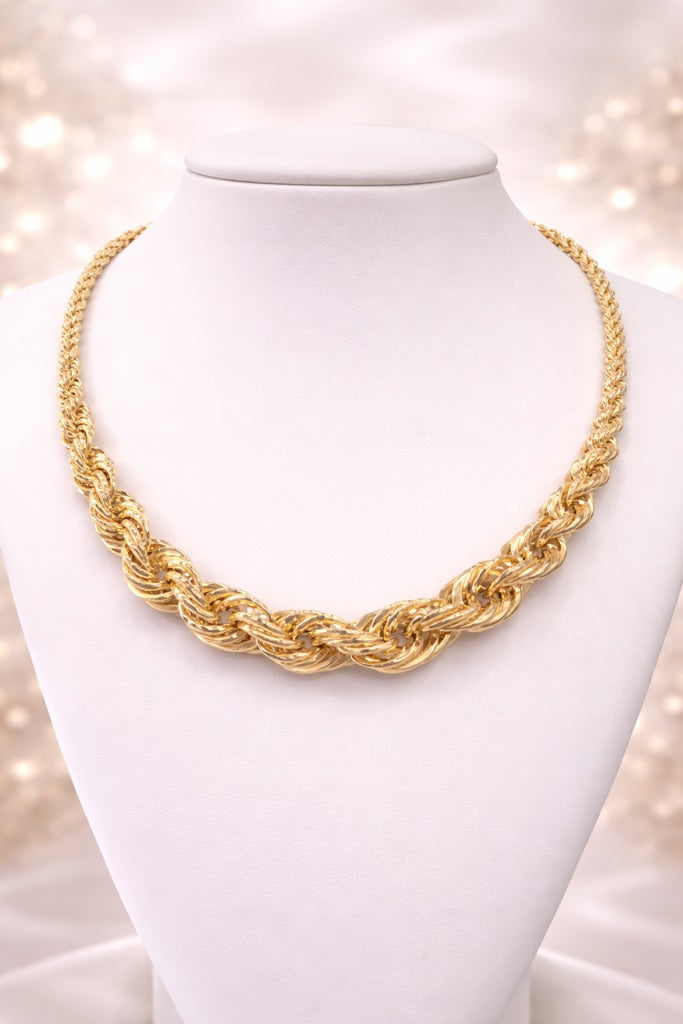 10K GRADUATED HOLLOW ROPE CHAIN – 7.5-13.5MM 20" – JY Jewelry Wholesale