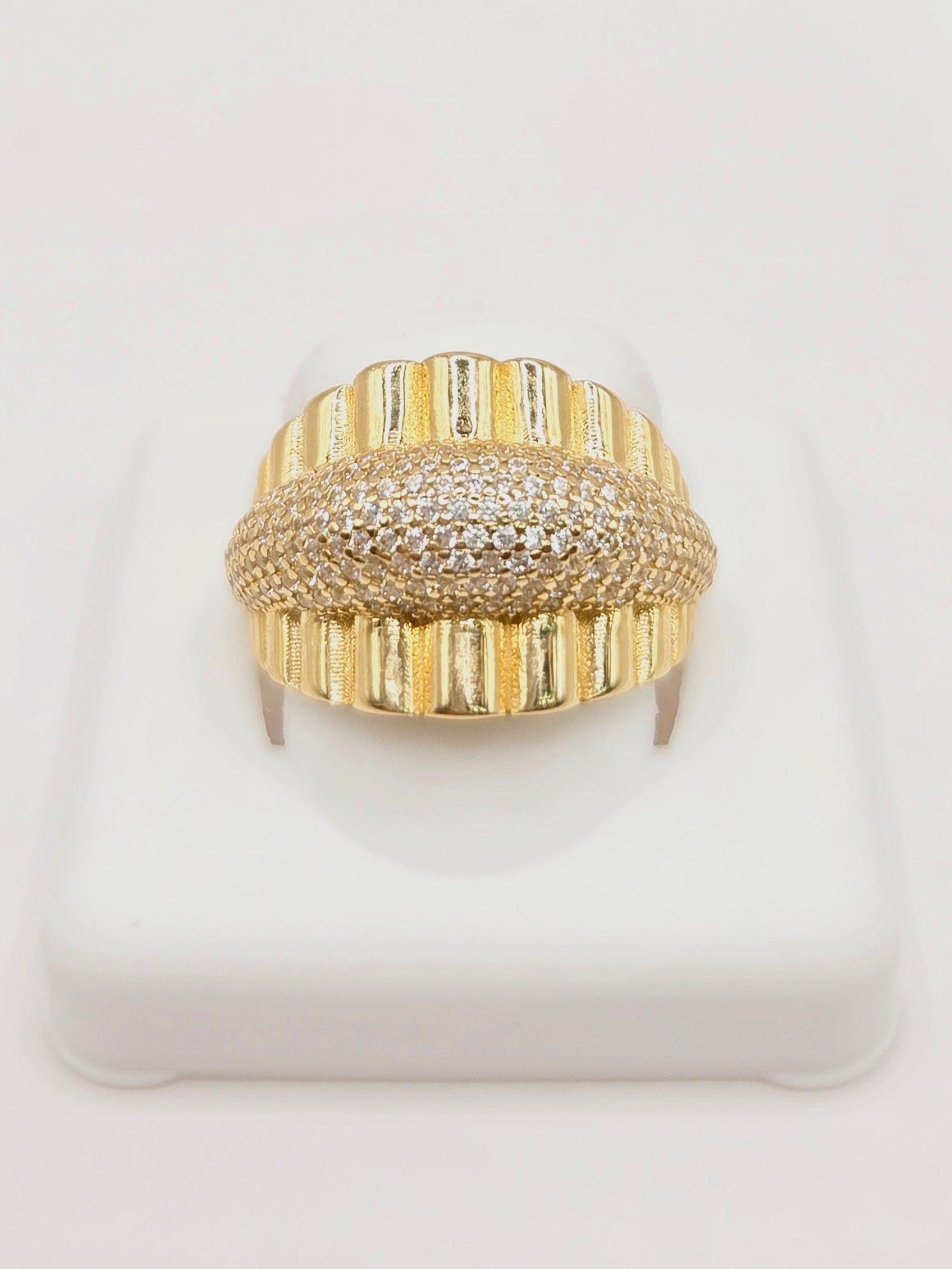 14K ELEGANT RING WITH CZ DETAILS – 8 – JY Jewelry Wholesale
