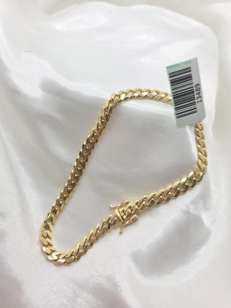 10K SOLID MIAMI CUBAN BRACELET – 5MM 7" – JY Jewelry Wholesale