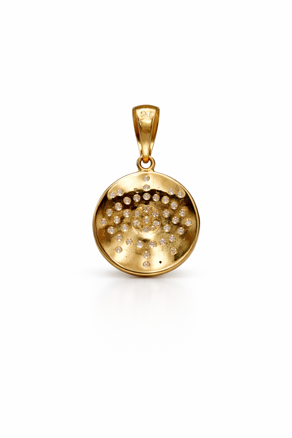 10K DIAMOND EYE ROUND PENDANT – JY Jewelry Wholesale