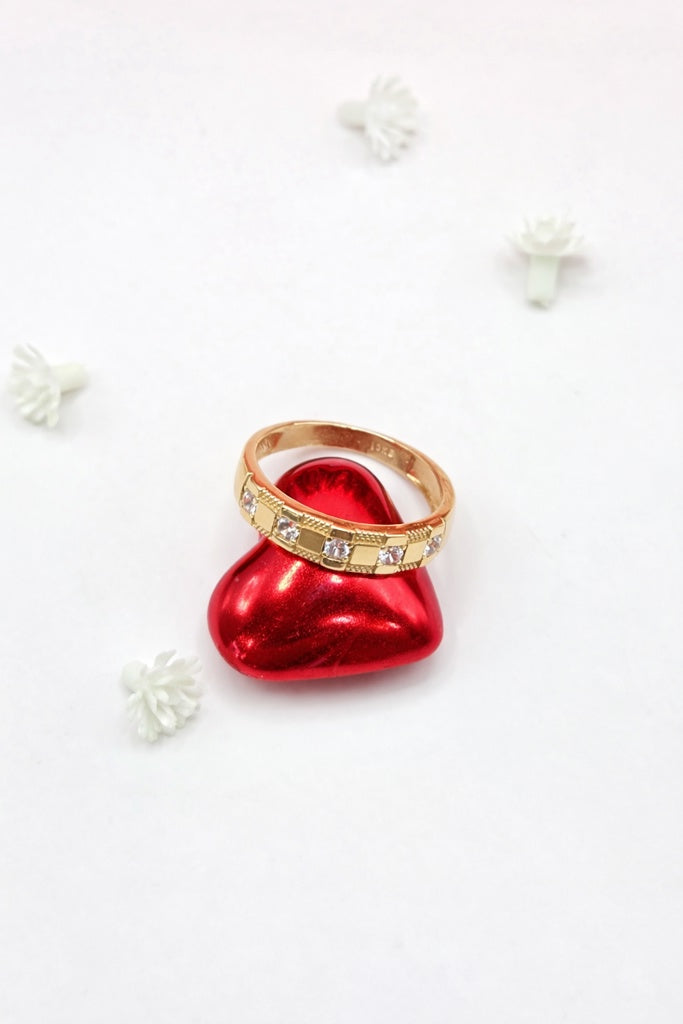 10K SQUARE DETAILS ENGAGEMENT MAN'S RING – 9.5 – JY Jewelry Wholesale