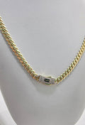10K CERTIFIED MONACO CHAIN CZ CLOSURE – 6.5MM 22" – JY Jewelry Wholesale