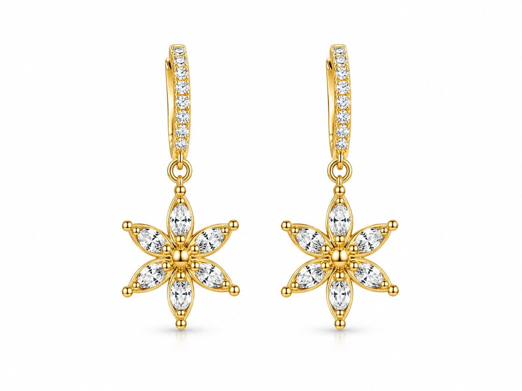 14K DIAMOND DELICATE EARRINGS Size – JY Jewelry Wholesale
