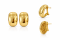 10K VINTAGE OVAL OMEGA BACKS EARRINGS – JY Jewelry Wholesale