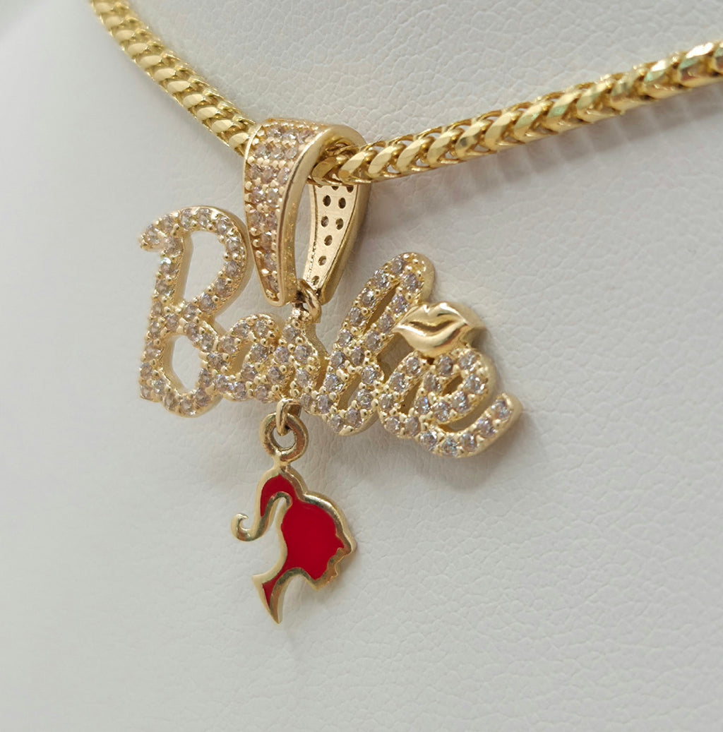 14K CZ BARBIE PENDANT – JY Jewelry Wholesale
