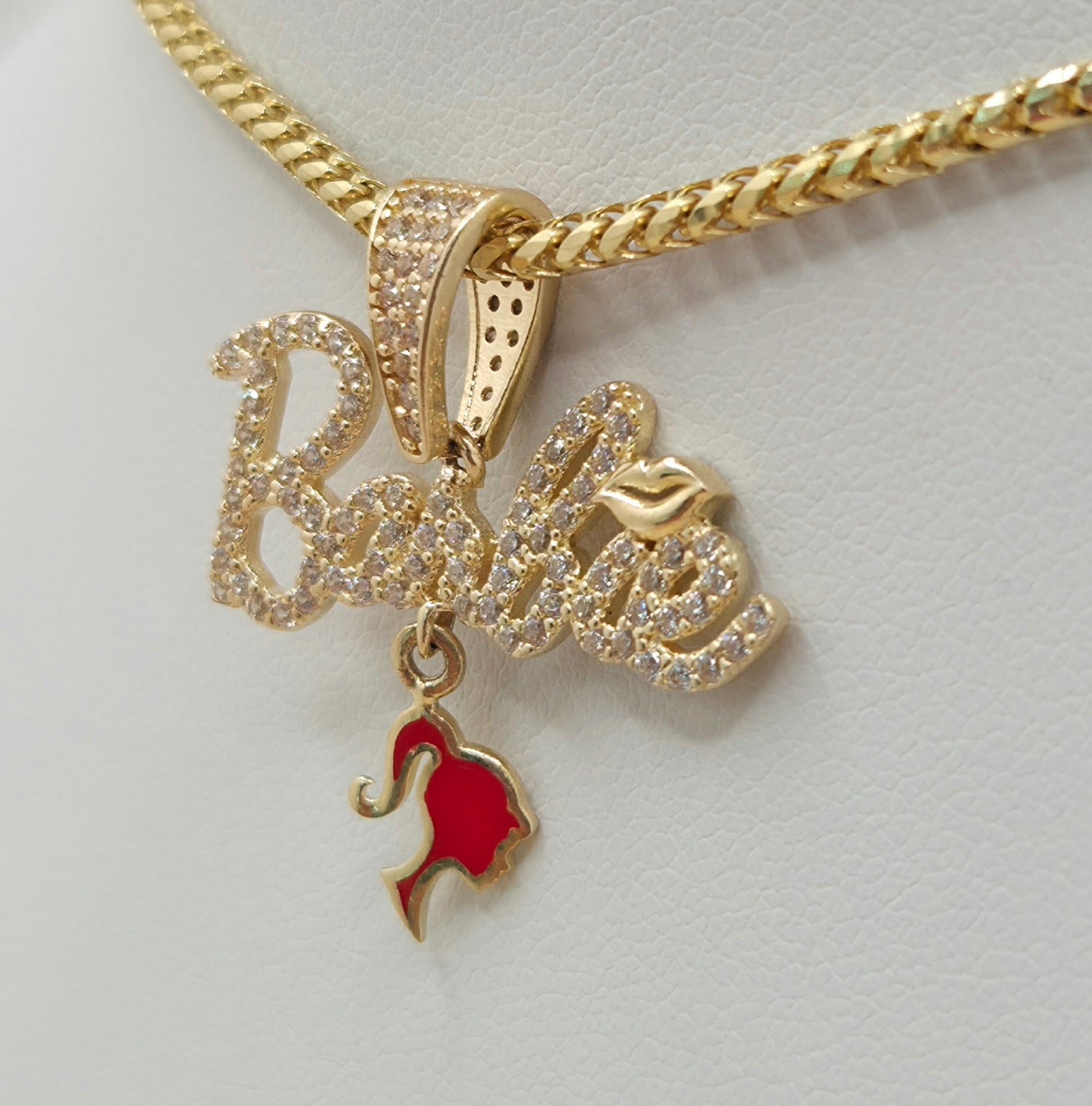 14K CZ BARBIE PENDANT – JY Jewelry Wholesale
