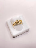 10K DELICATE TWO KNOT RING – 8.5 – JY Jewelry Wholesale