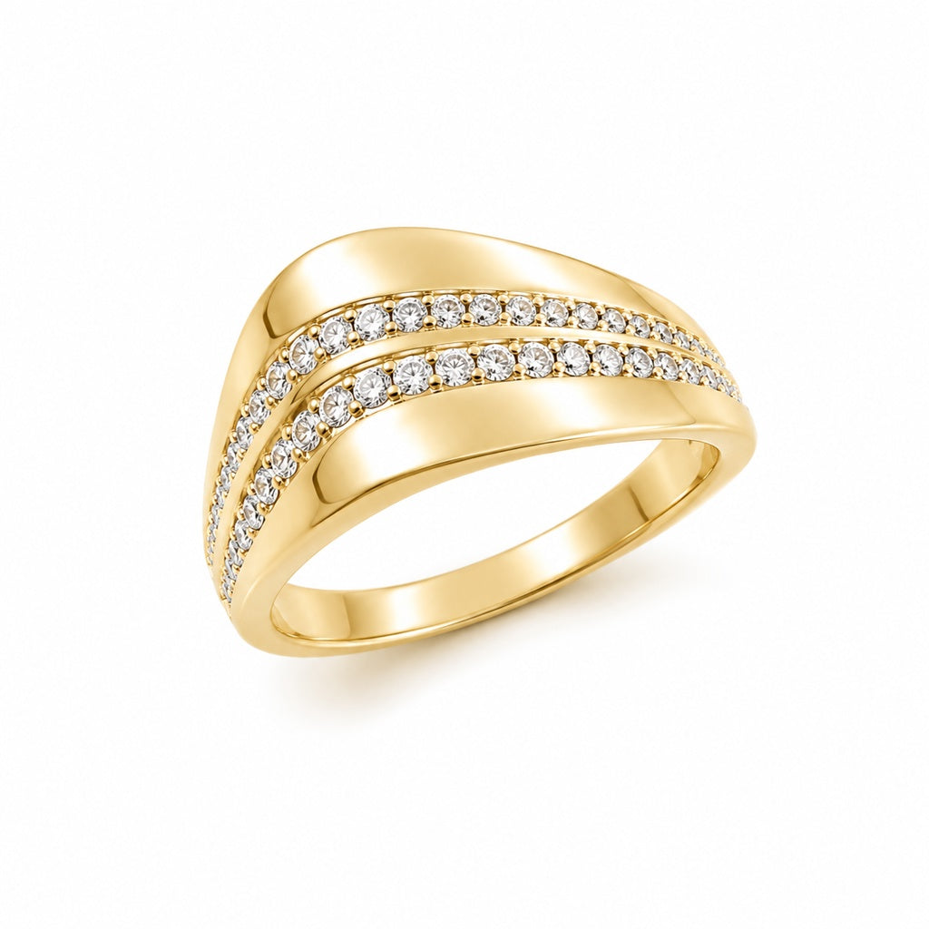 10K MODERN RING – 6 – JY Jewelry Wholesale