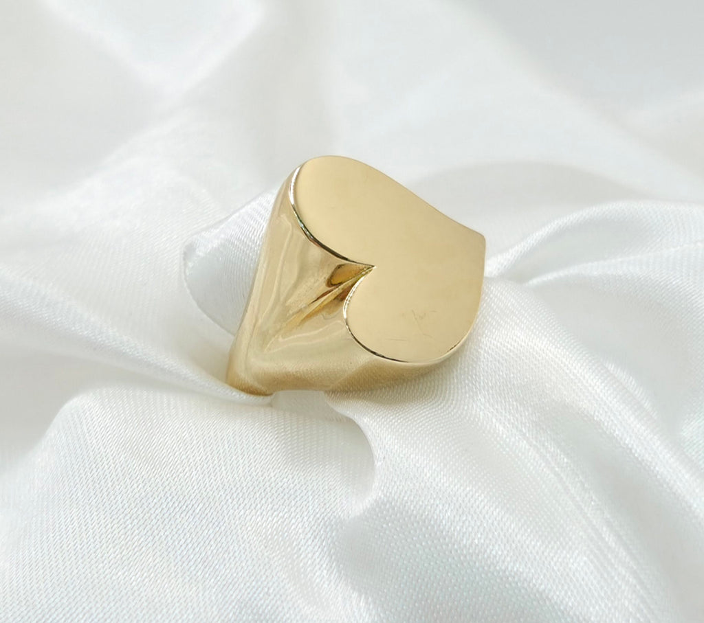 10K LOVELY HEART RING – 7-8 – JY Jewelry Wholesale