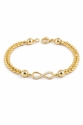 10K INFINITY BRACELET – 7.5" – JY Jewelry Wholesale