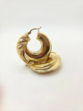 10K RETRO ROMAN STYLE HOOPS EARRINGS – JY Jewelry Wholesale