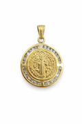 14K ROUND RELIGIOSO PENDANT – SMALL – JY Jewelry Wholesale