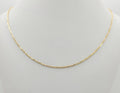 10K SHINY WHEAT CHAIN – 1MM 18" – JY Jewelry Wholesale