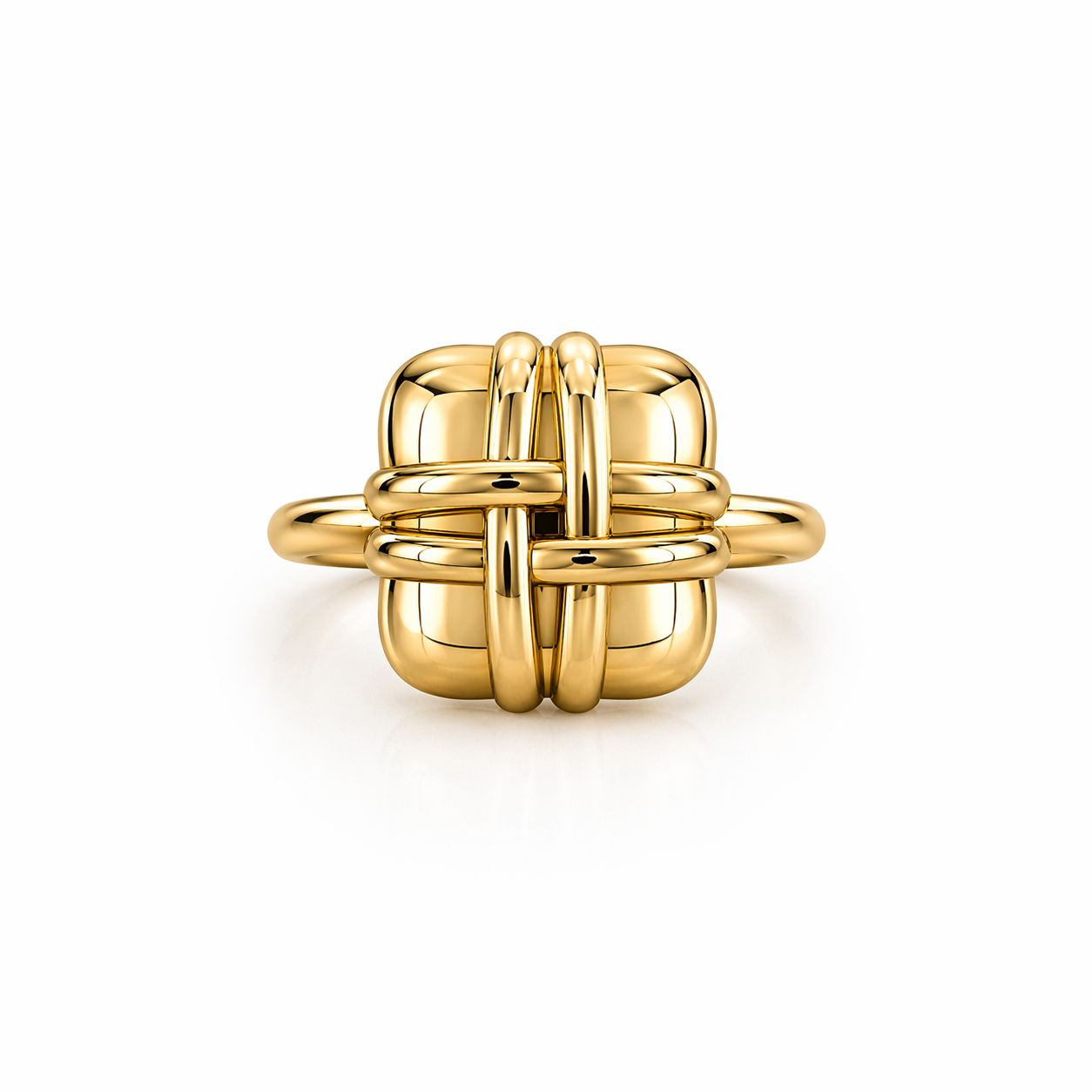 10K MODERN SAUQRE RING – 6 – JY Jewelry Wholesale