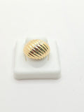 14K FANCY OVAL SHELL WOMAN'S RING – 8 – JY Jewelry Wholesale