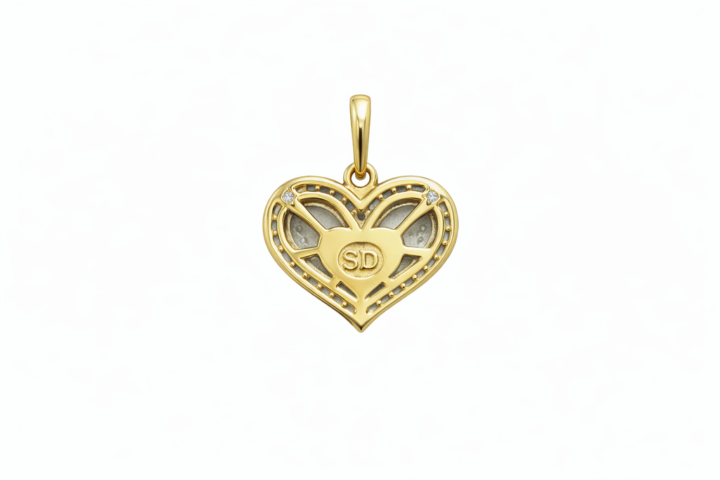 10K DIAMOND HEART PENDANT – JY Jewelry Wholesale