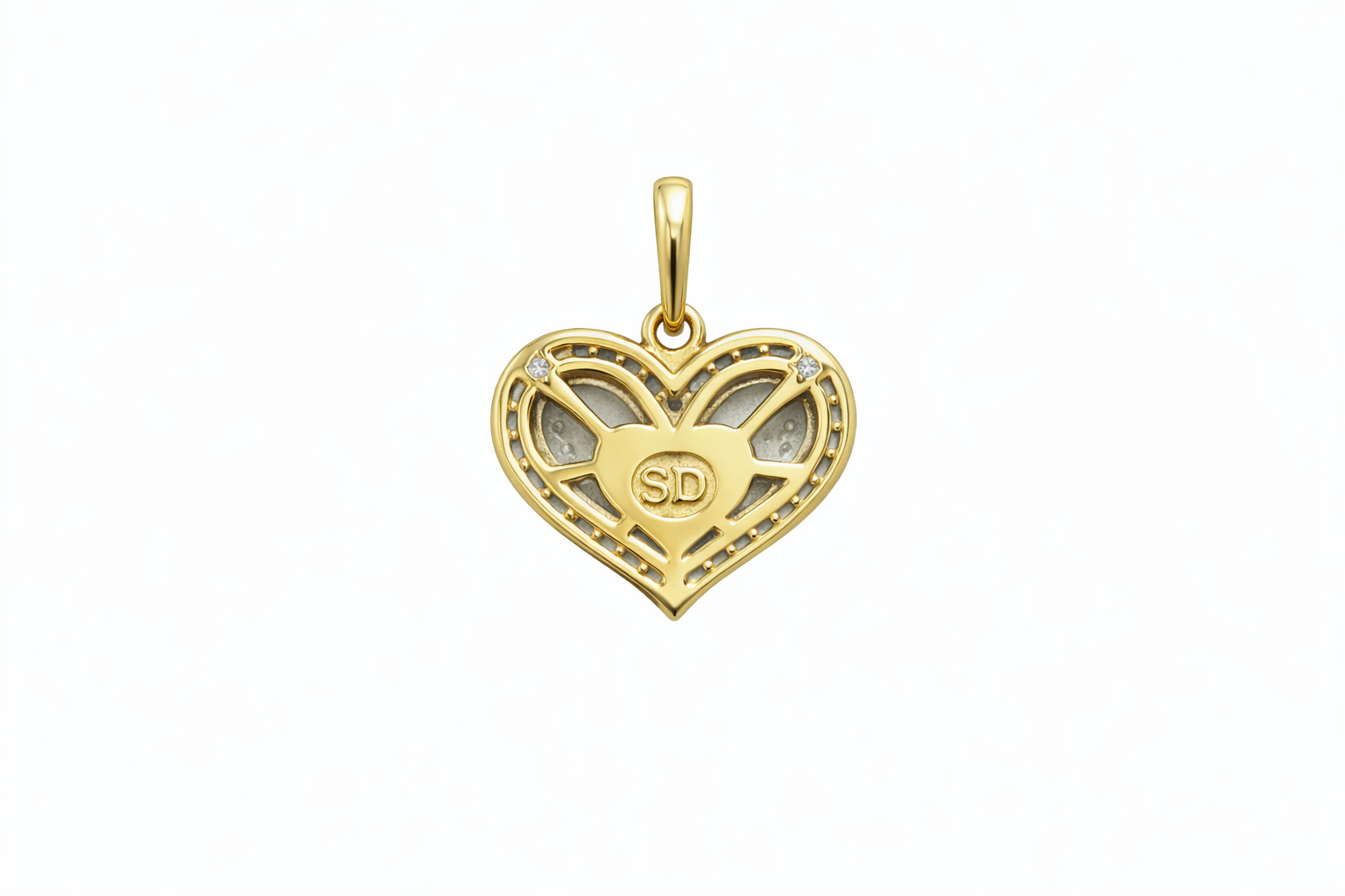 10K DIAMOND HEART PENDANT – JY Jewelry Wholesale