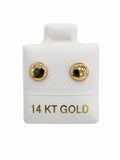 14K DELICATE NEW BORN EARRINGS – XS – JY Jewelry Wholesale