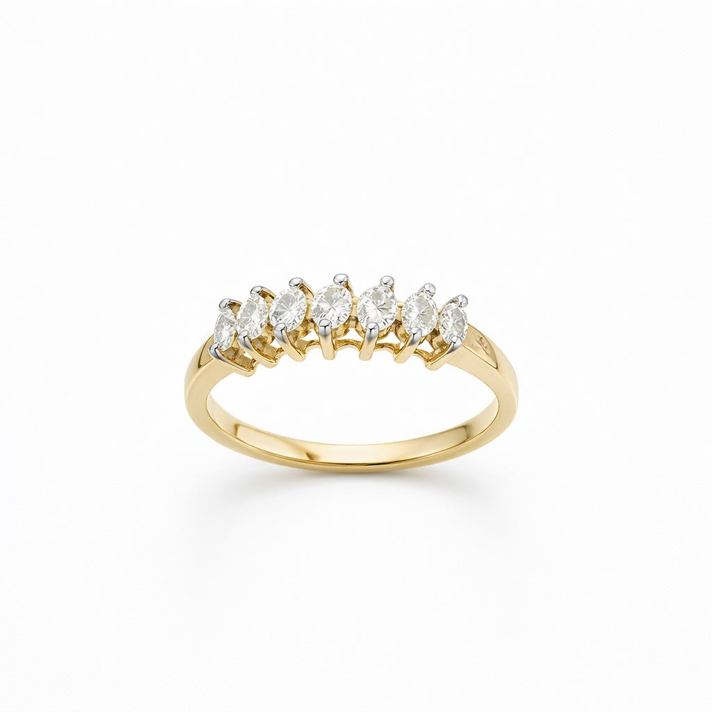14K DELICATE DIAMOND WOMAN'S RING – 6 – JY Jewelry Wholesale